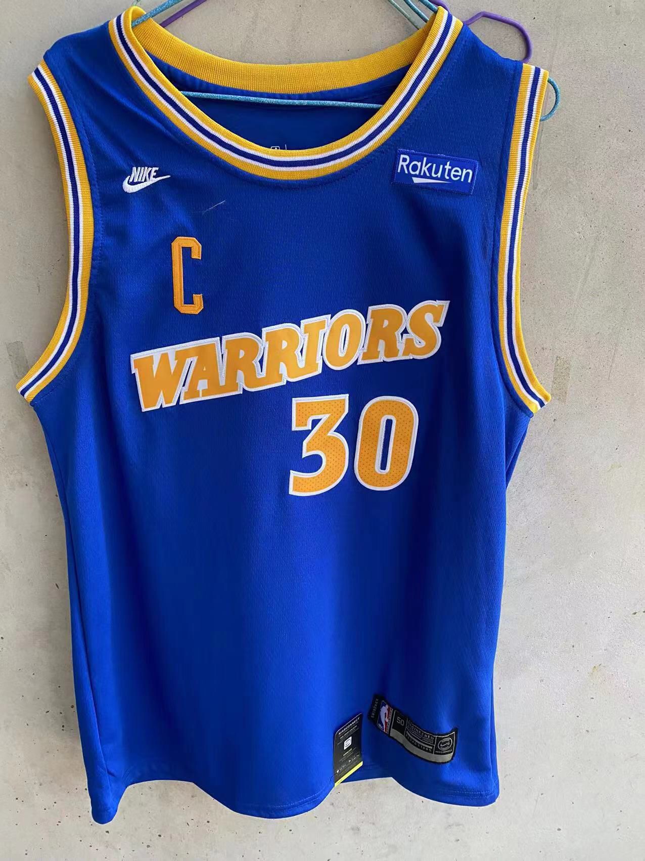 Men Golden State Warriors 30 Curry Blue Nike Season 22-23 NBA Jersey